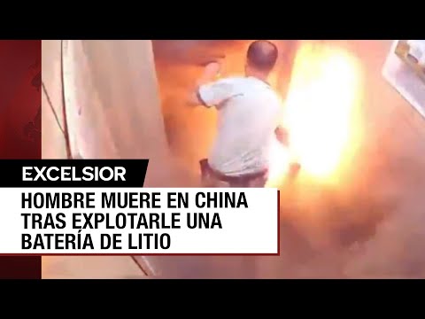 Le explota batería de litio dentro de un elevador y muere al instante