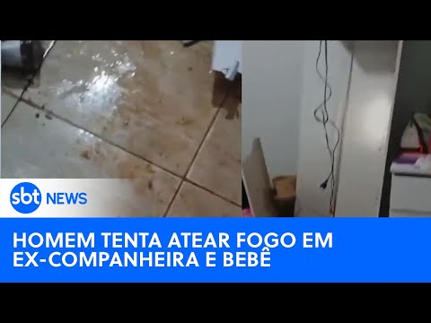 Mulher escapa de tentatíva de feminicído em Brasília | #SBTNewsnaTV (16/04/24)