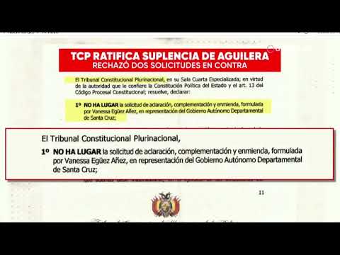 11012024 TCP RATIFICA SUPLENCIA DE AGUILERA  RED UNITEL