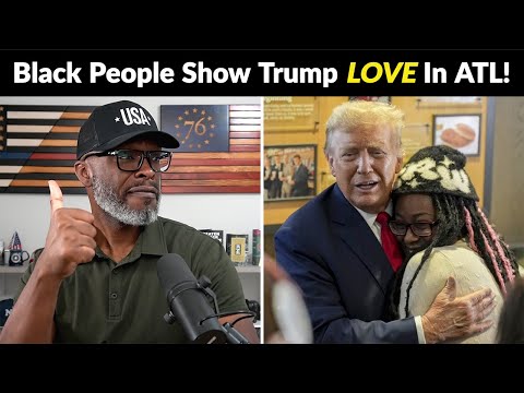 Black People Show Donald Trump LOVE In Atlanta Chick-Fil-A!