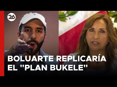 PERÚ | Boluarte replicaría el plan Bukele para bajar la inseguridad