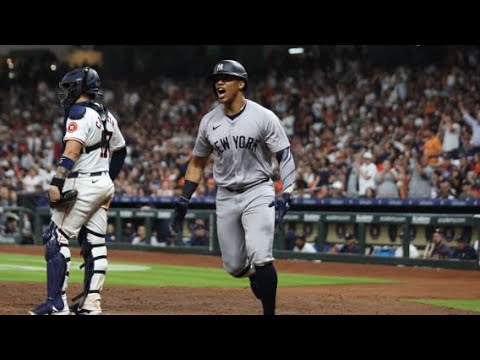 SOTO SHOT! Juan Soto launches first Yankees home run in HUGE spot vs. Astros!
