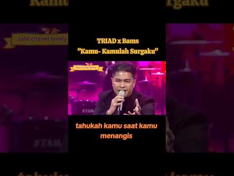 BAMS x SAMSON TRIAD KAMULAH SURGAKU‼️😱#ahmaddani #music #vokalis #triad #liriklagu #era90an