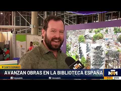 Avanzan las obras en la Biblioteca España - Telemedellín