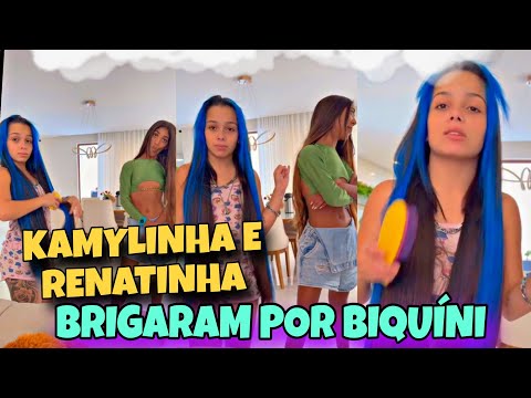 VIX! KAMYLINHA E RENATINHA BRIGARAM POR BIQUÍNI E AINDA RENATA ESCULHAMBOU KAMYLA ?