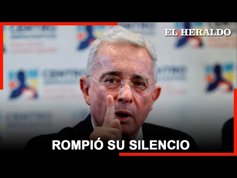 El expresidente Álvaro Uribe habló sobre las manifestaciones del pasado domingo