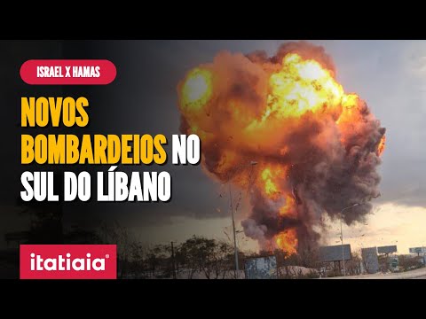 NOVOS BOMBARDEIOS: ISRAEL VOLTA A ATACAR SUL DO LÍBANO