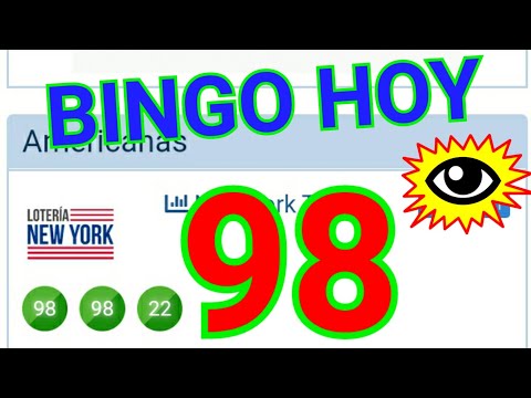 RESULTADOS de SORTEOS # 98 # BINGO HOY..! LOTERIA NEW YORK TARDE/ UN SÓLO NÚMERO PARA HOY...!!