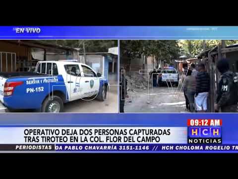 Balacera concluye con la detención de dos sujetos en La Cantera col. Flor del Campo