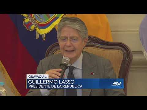 El presidente Guillermo Lasso cumplió agenda en Guayaquil este viernes