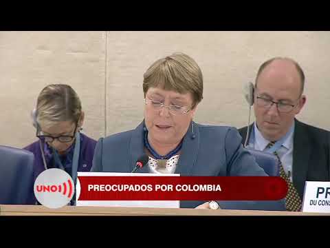 Michelle Bachelet, CIDH y Europa, preocupados por derechos humanos en Colombia