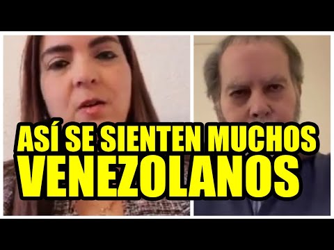 ASÍ SE SIENTEN MUCHOS VENEZOLANOS ?? Reflexión Diego Arria y Mensaje Tamara Sujú