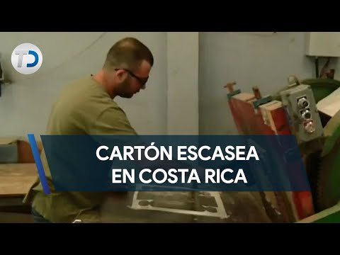 Cartón escasea en Costa Rica