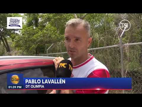 ¿Problemas? Pablo Lavallén aclara situación con los jugadores del Olimpia