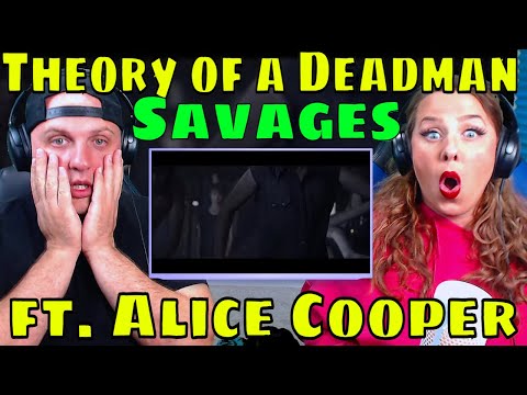 Reaction To Theory of a Deadman - Savages ft. Alice Cooper [OFFICIAL VIDEO] THE WOLF HUNTERZ REACT