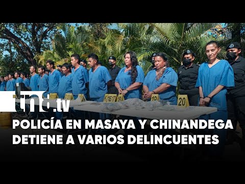 Policía Nacional pone tras las rejas a supuestos delincuentes en Chontales - Nicaragua