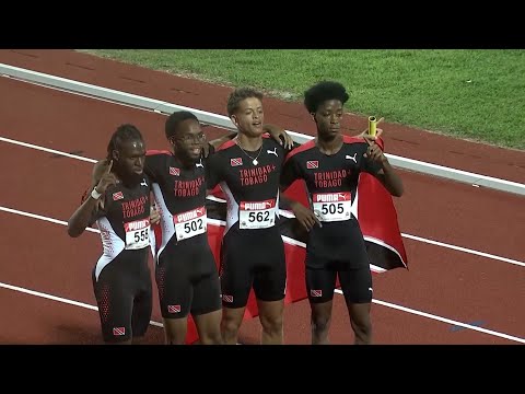 Victorious 4x100M Relay Team Back Home After CARIFTA Games