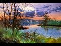 How to paint Cloudy Sky in Watercolour Painting by Javid