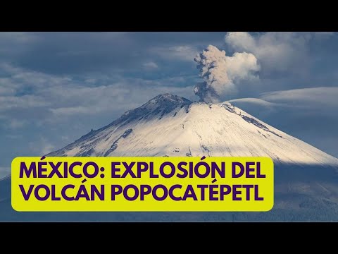 MÉXICO: volcán Popocatépetl registró tres explosiones