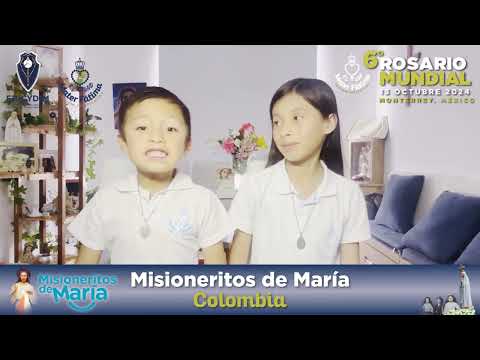 Misioneritos de María Colombia nos invita al 6to Rosario Mundial 2024