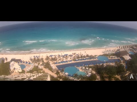 #Cancun | Un calor extremo en el #Caribe ? Así se vive en la playa