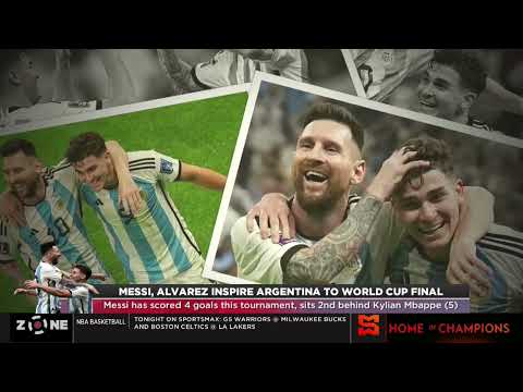 Messi, Alvarez inspire Argentina to World Cup Final! Messi scored and assissted in 3-0 win over CRO