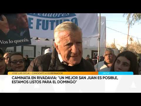 José Luis Gioja: Un mejor San Juan es posible, estamos listos para el domingo