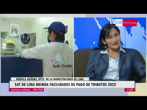 Noticias Mañana | Mónica Agüero, gerenta del SAT Lima - 26/05/2022