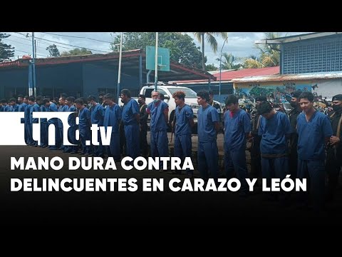 Mano dura contra los delincuentes en Carazo  - Nicaragua