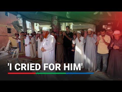 Gazans hold prayers for Hamas leader Sinwar, mourn his death