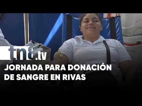 Así se salva una vida: Colecta masiva de donación de sangre en Rivas
