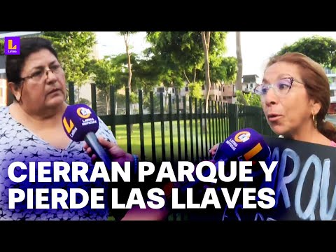 Vecinos de Los Olivos se enfrentan por parque cerrado: Unos cuantos tendrían las llaves para abrirlo