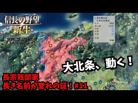 【信長の野望・新生PK】長宗我部家：長き名前が誉れの証！#11【ゆっくり実況】