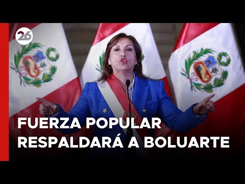 PERÚ | El partido Fuerza Popular respaldará a Boluarte como presidenta hasta 2026