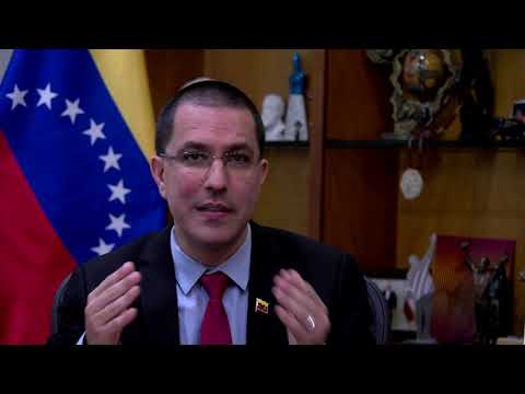 Canciller de Venezuela, Jorge Arreaza, saluda el 41 aniversario de la Revolución Popular Sandinista