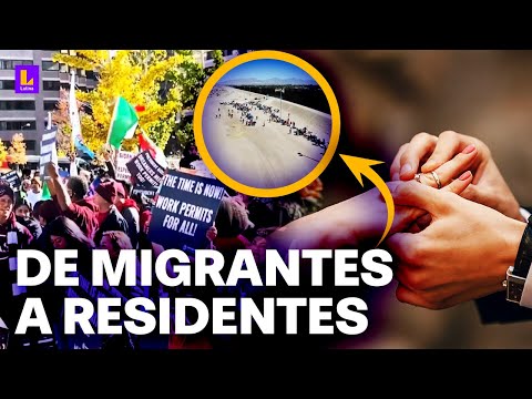 Miles de migrantes podrán recibir residencia si están casados con ciudadanos estadounidenses