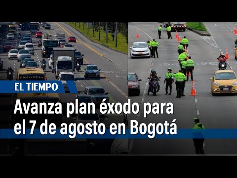Avanza plan éxodo para el 7 de agosto en Bogotá | El Tiempo