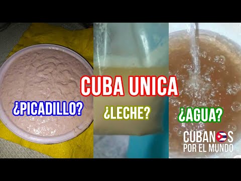 Miseria cubana va de mal en peor: picadillo líquido, que nadie sabe de qué y el fango como agua