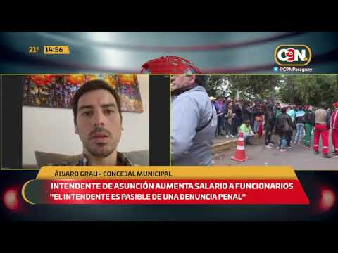 Intendente de Asunción aumenta salario a funcionario