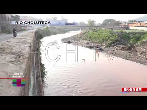 Bajo permanece caudal del río Choluteca en la capital