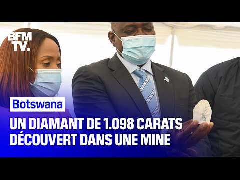 Un diamant de 1.098 carats a été découvert dans une mine au Botswana
