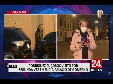 Manuel Rodríguez Cuadros visitó por segunda vez Palacio de Gobierno