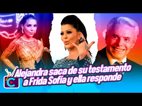 Alejandra Guzmán saca de su testamento a Frida Sofía y ella responde