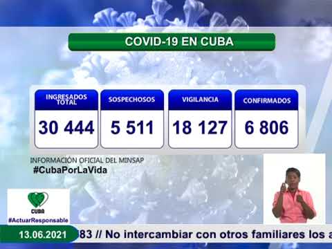 Conferencia de Prensa: Cuba frente a la COVID-19 (13 de junio  de 2021)