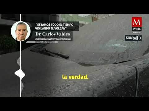 El Popocatépetl podría registrar una erupción: dr Carlos Valdés