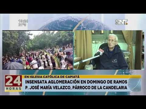 Capiatá: Insensata aglomeración en Domingo de Ramos