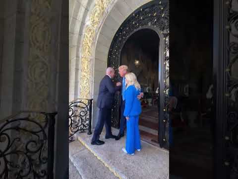 Donald Trump recibe a Netanyahu en en su residencia de Florida