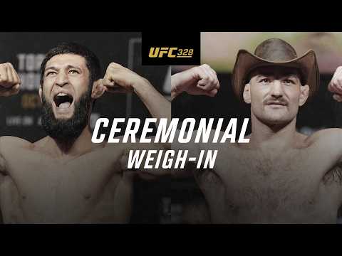 UFC 328: Ceremonial Weigh-In