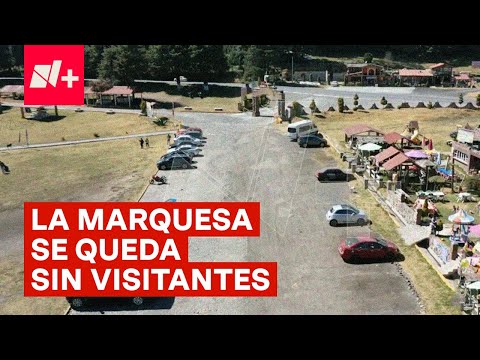 Dron N+ capta baja afluencia de turistas en La Marquesa - N+