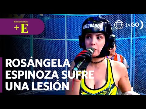 Rosángela Espinoza sufre una lesión en competencia | Más Espectáculos (HOY)